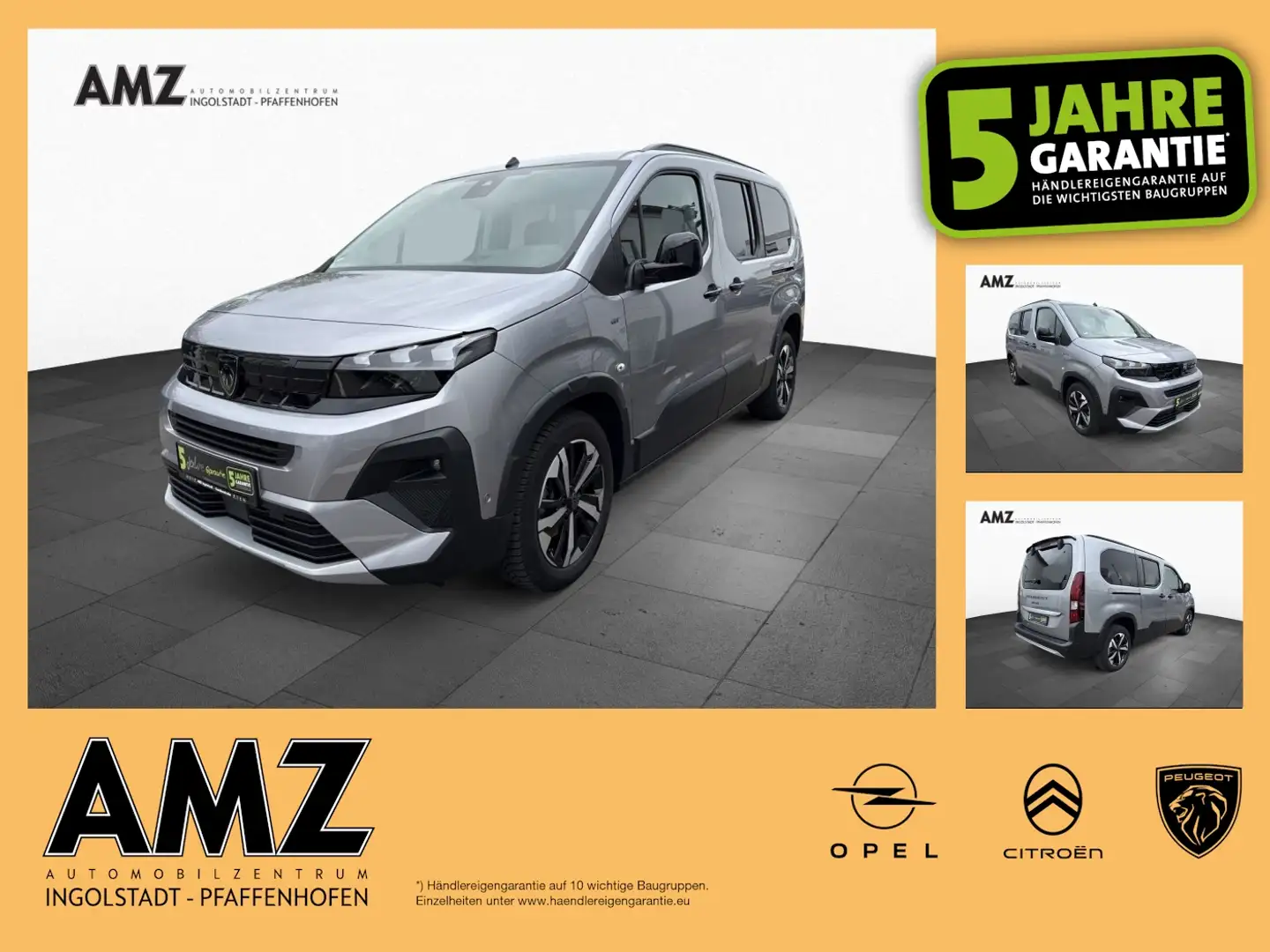 Peugeot Rifter GT-Line 7-Sitzer LED+Navi+Kamera Grau - 1