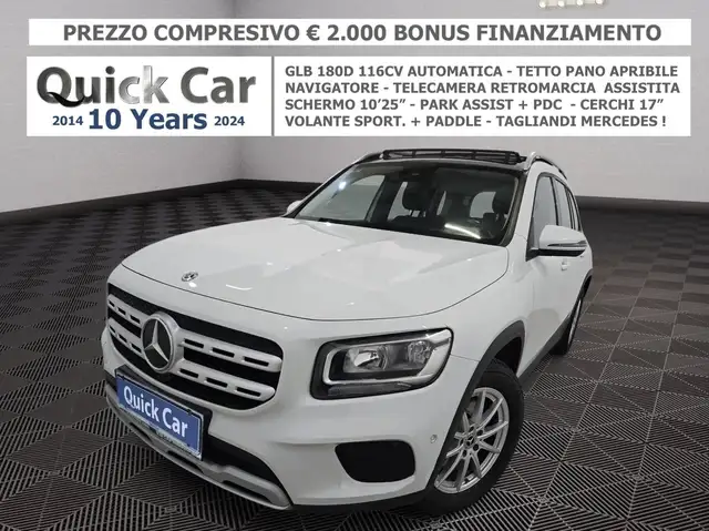 Mercedes-Benz GLB 180 D, TETTO,PARK ASSIST,CAMERA,NAVI,SERVICE MERCEDES!