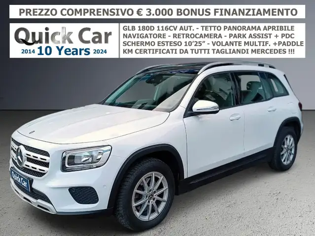 Mercedes-Benz GLB 180 D, TETTO,PARK ASSIST,CAMERA,NAVI,SERVICE MERCEDES!