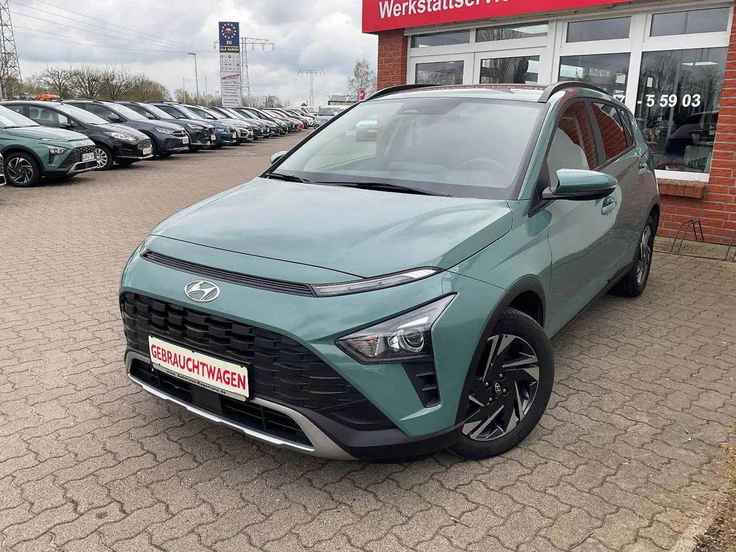 Hyundai BAYON Bayon 1.0 T-GDI DCT Automatik Comfort*Winterpake Grün - 1