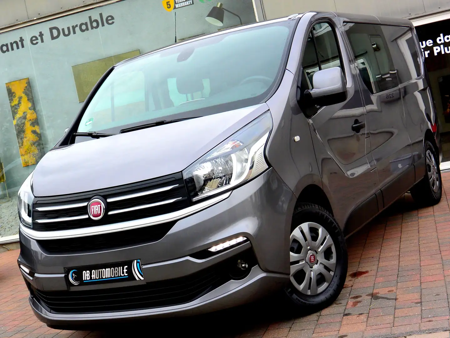Fiat Talento 1.6 L2H1 Tw.Turbo 6PLACE_DOUBLE CABINE_GARANTIE Grijs - 1