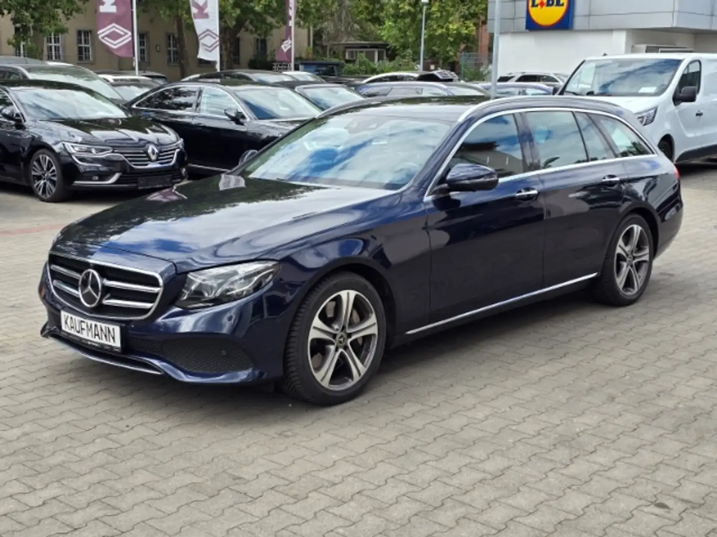 Mercedes-Benz E 450 T-Modell 4-Matic EU6d-T Niveau Navi Leder Digitale Blau - 1