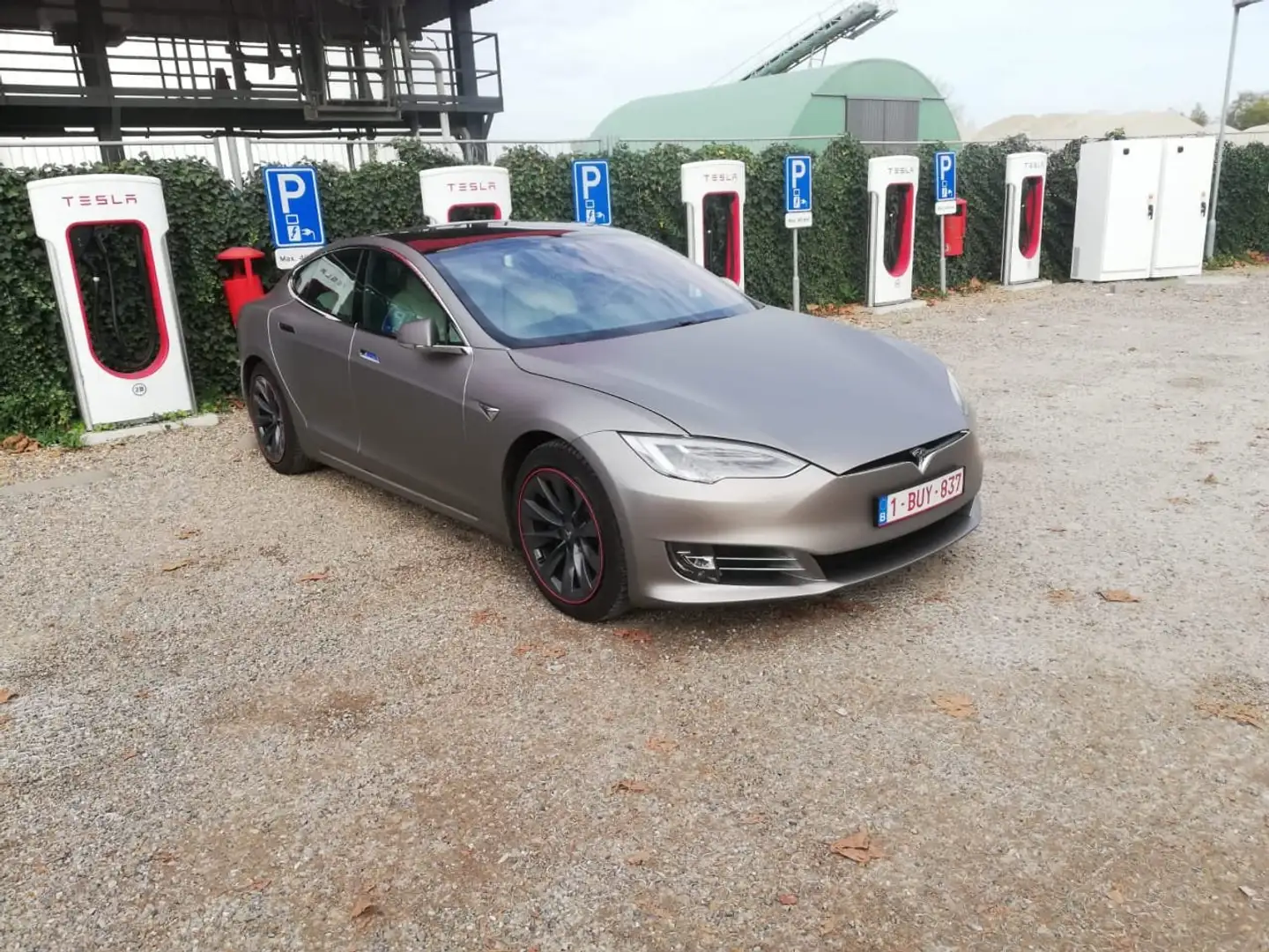Tesla Model S Model S Maximale Reichweite Beige - 1