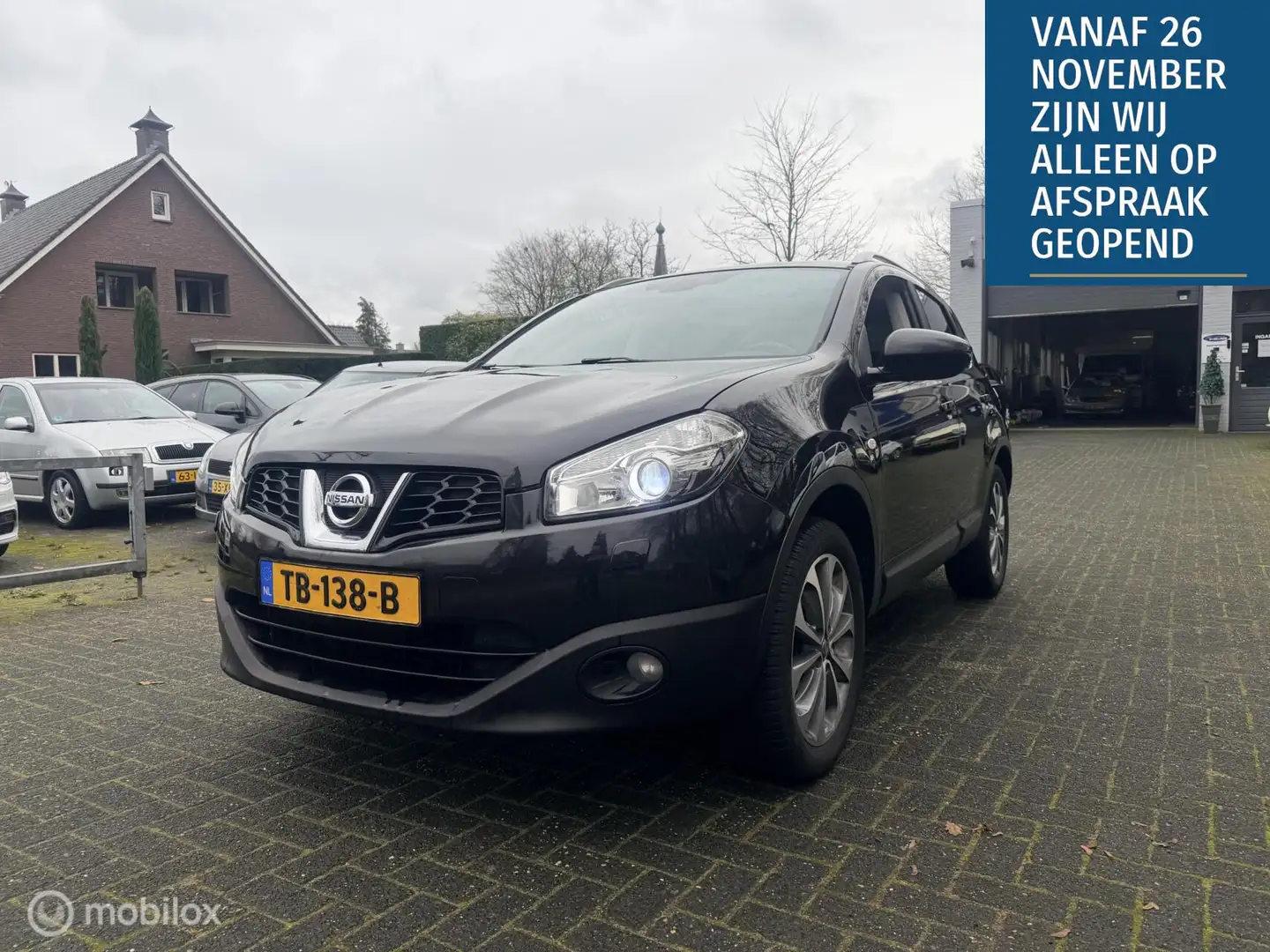 Nissan Qashqai 2.0 Tekna Leder / Pano-dak / Xenon / Camera / Trek Schwarz - 1
