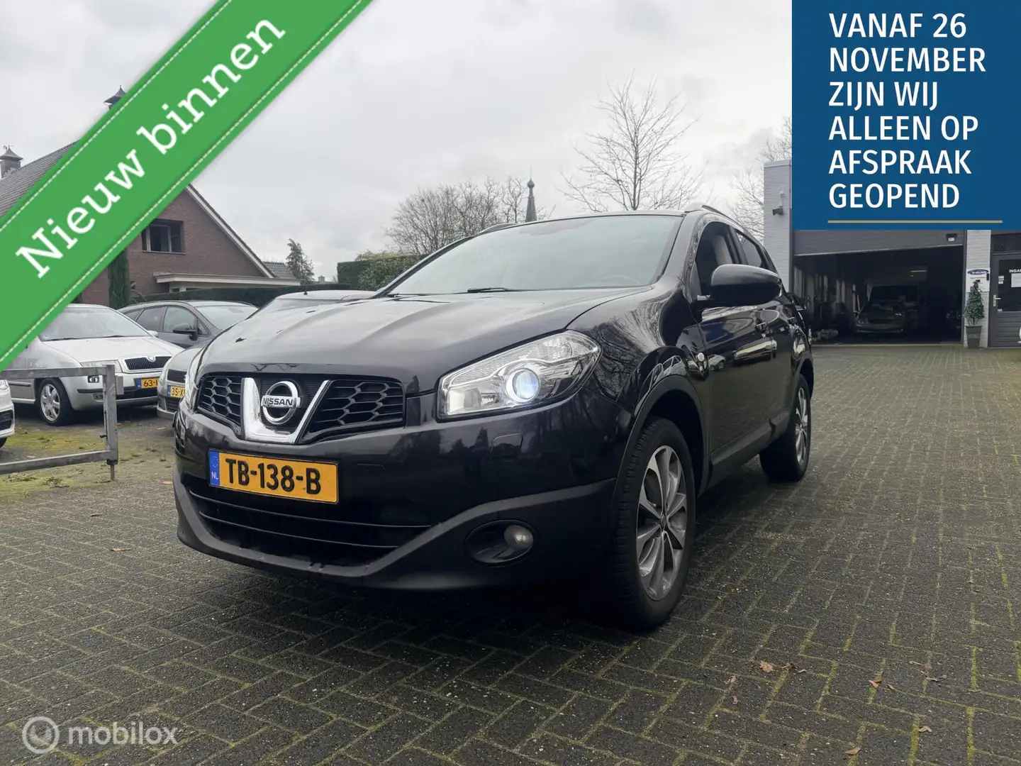 Nissan Qashqai 2.0 Tekna Leder / Pano-dak / Xenon / Camera / Trek Schwarz - 1