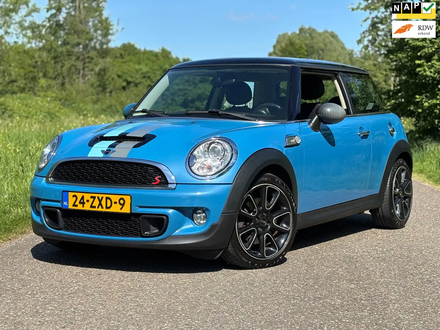 MINI Cooper S Mini 1.6 Bayswater Edition/Leder/Navi Albastru - 1