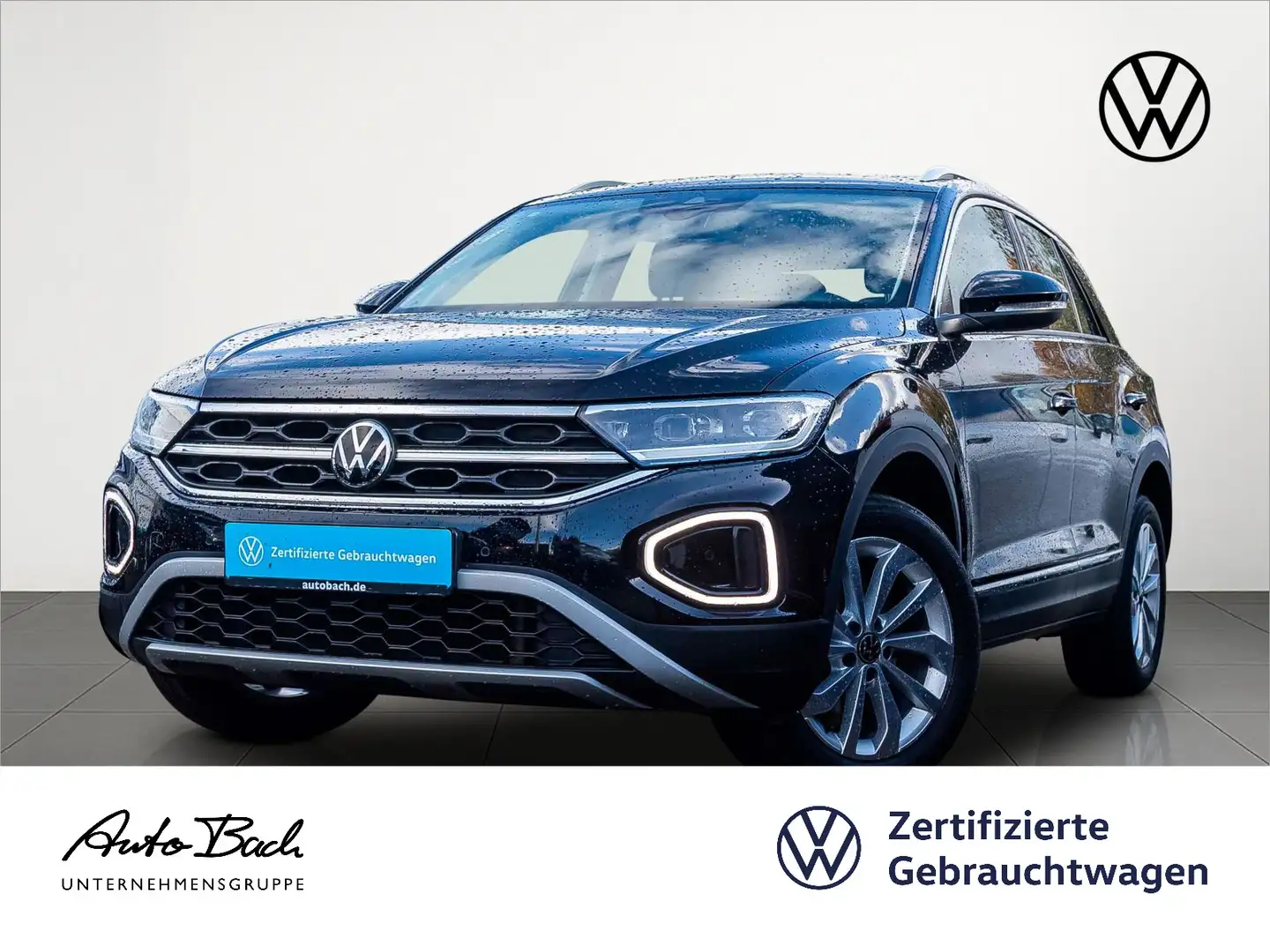 Volkswagen T-Roc 1.5 TSI DSG Style, LED, Rückfahrkamera, Ap Zwart - 1