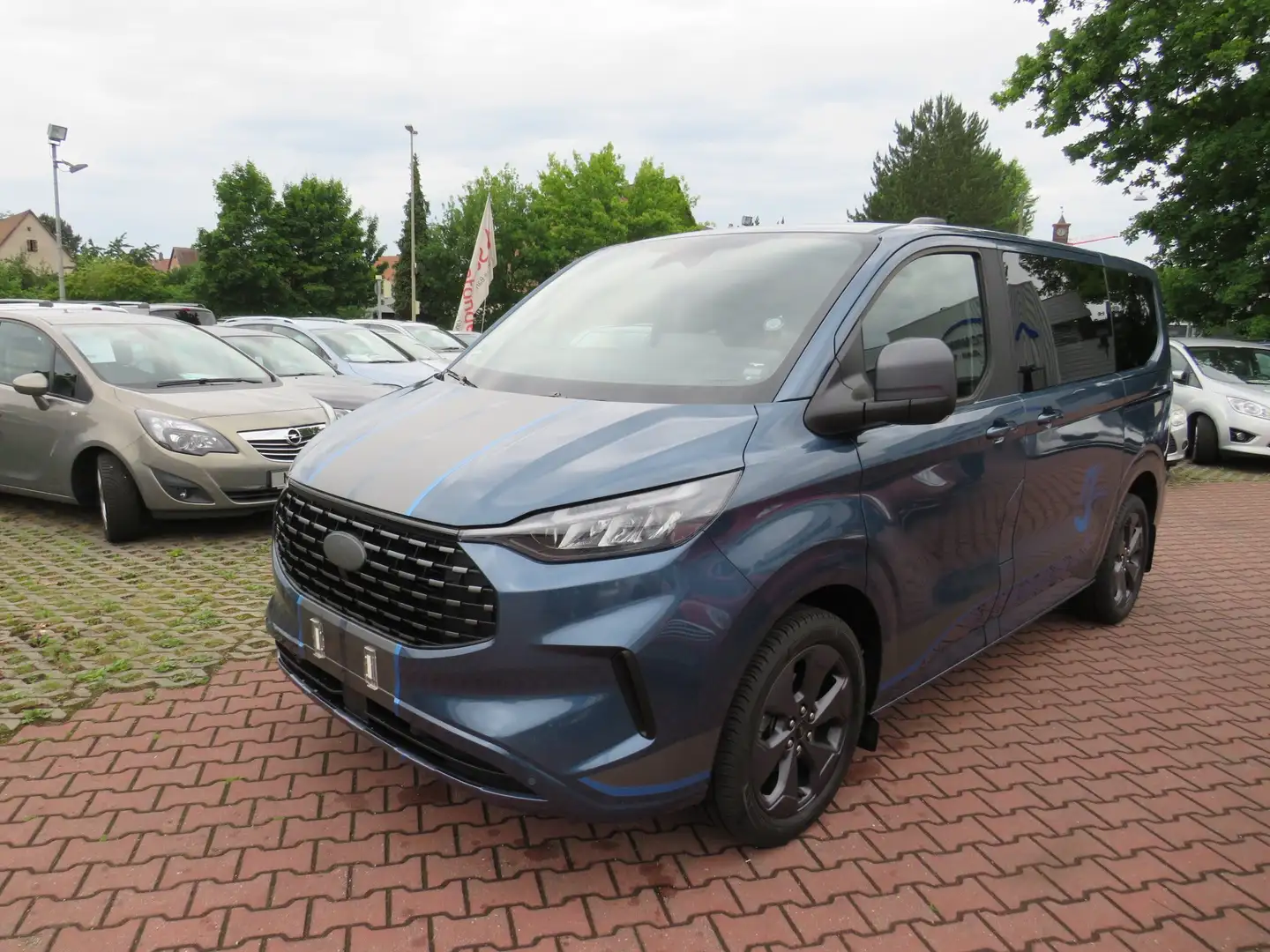Ford Tourneo Custom TOURNEO SPORT /TITANIUM*AHK Abn+LED+8-SITZ Azul - 1