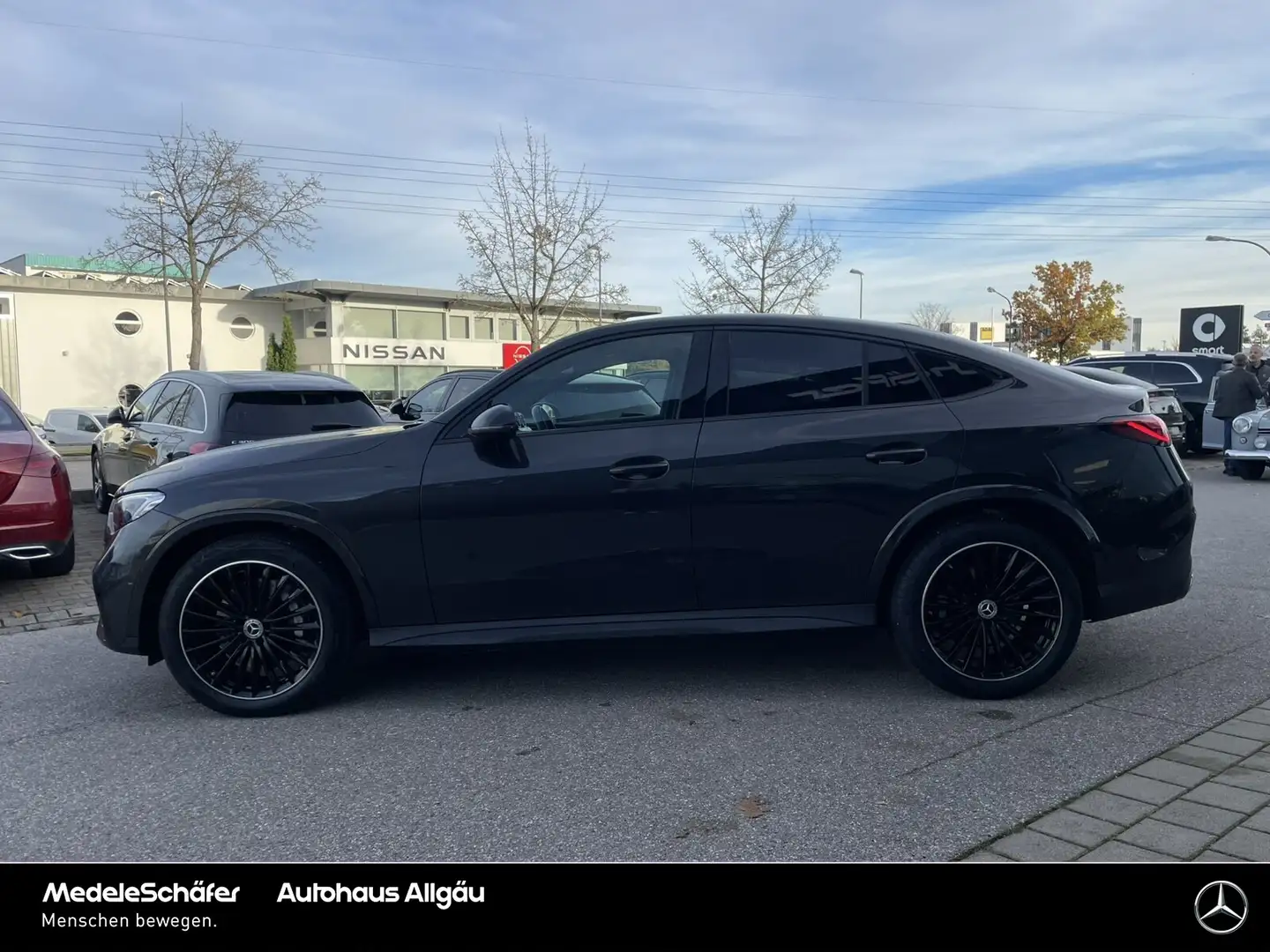 Mercedes-Benz GLC 220 GLC 220 d 4M Coupé AMG AHK Distr Night Keyl Ambi Gris - 2