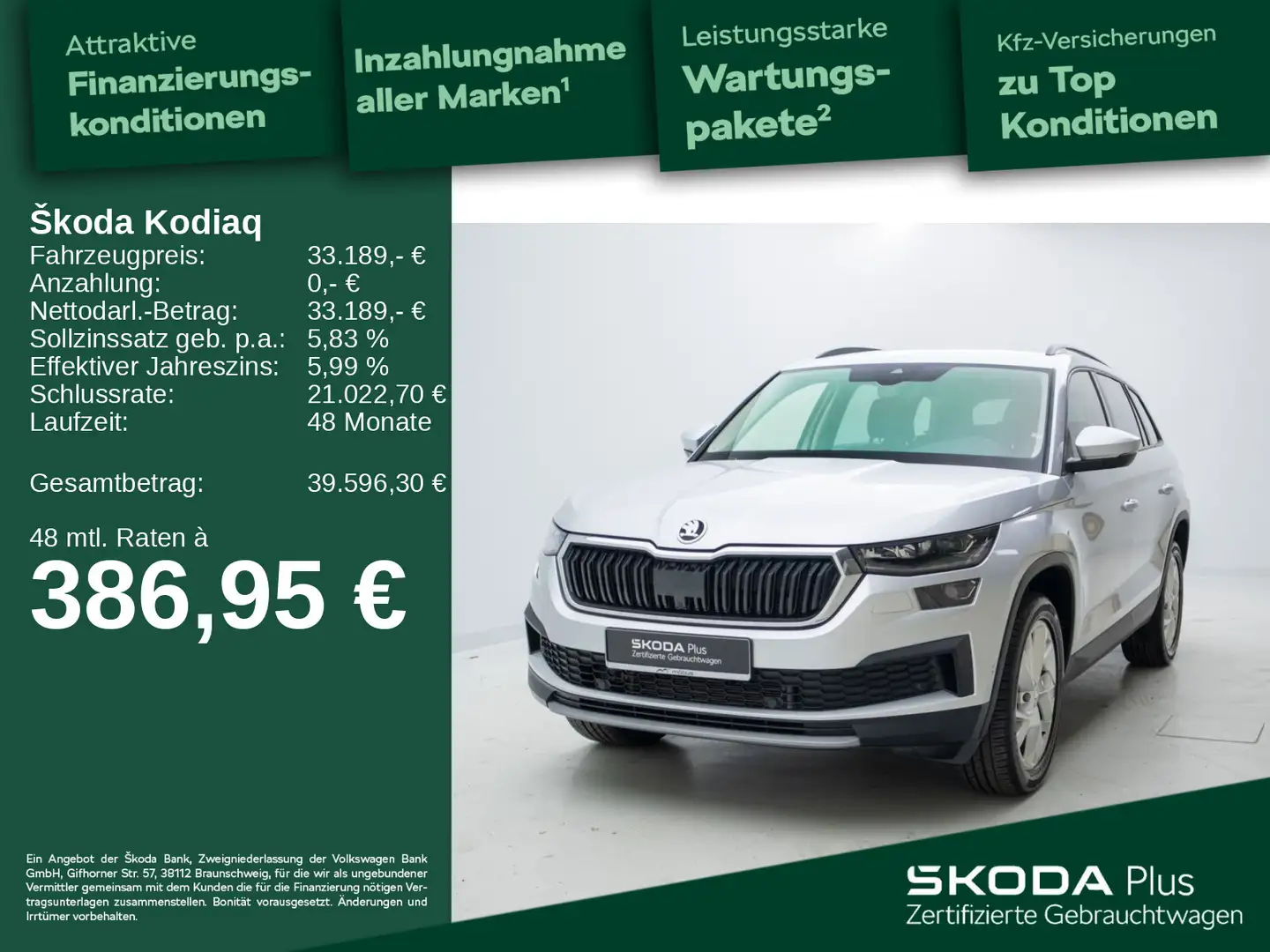 Skoda Kodiaq 2.0 TDI DSG* TOUR*4x4*VC*NAVI*LED*CANTON* Silber - 1