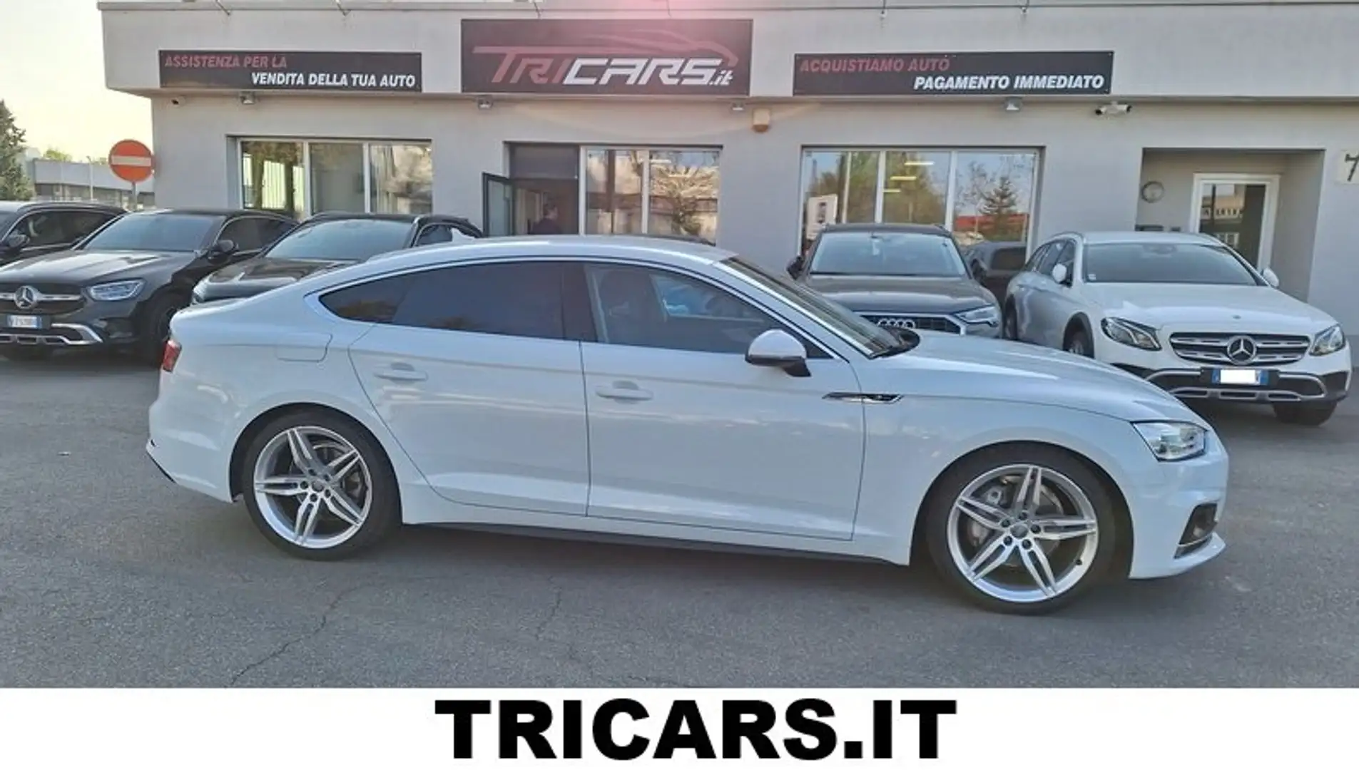 Audi A5 Sportback 40 2.0 tdi Business Sport 190cv s-tronic Bianco - 1