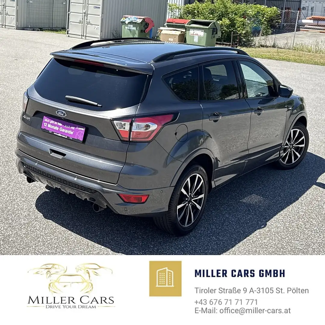 Ford Kuga 2,0 TDCi ST-Line Allrad Aut. *mit Garantie*Serv... Grijs - 2