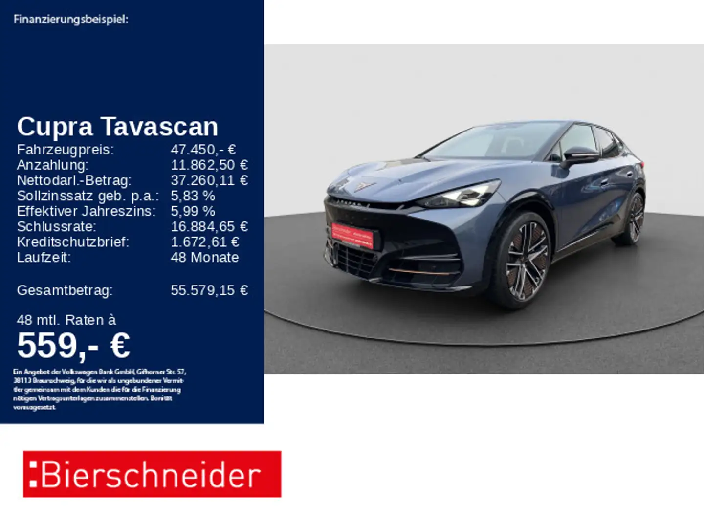 CUPRA Tavascan VZ EXTREME SENNH WÄPU PANO HuD Blau - 1