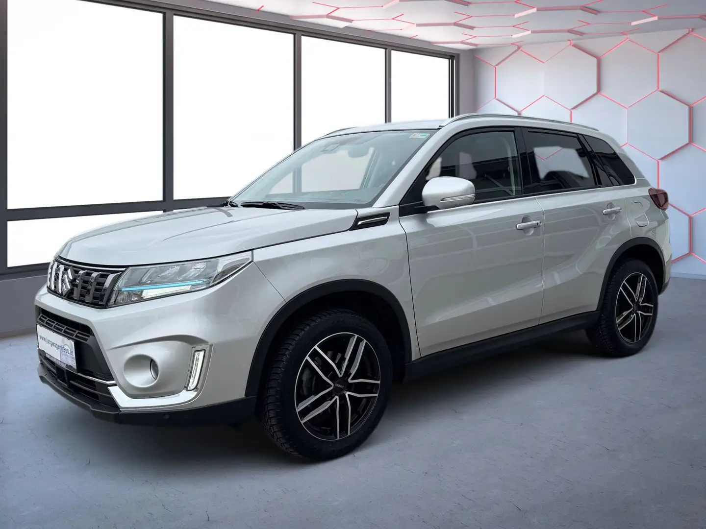 Suzuki Vitara 1,4 Hybrid ALLRAD flash SCHIEBEDACH LEDER Silber - 1