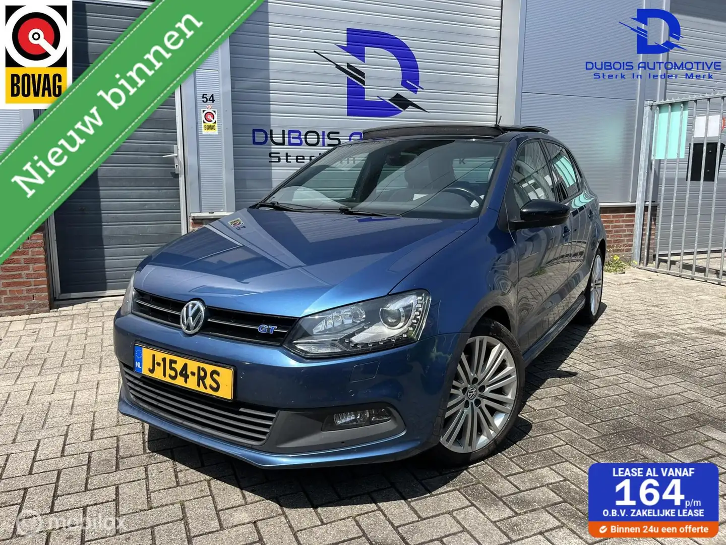 Volkswagen Polo 1.4 TSI GT 150PK|PANO|STOEL VERW.|CRUISE|PDC Blu/Azzurro - 1