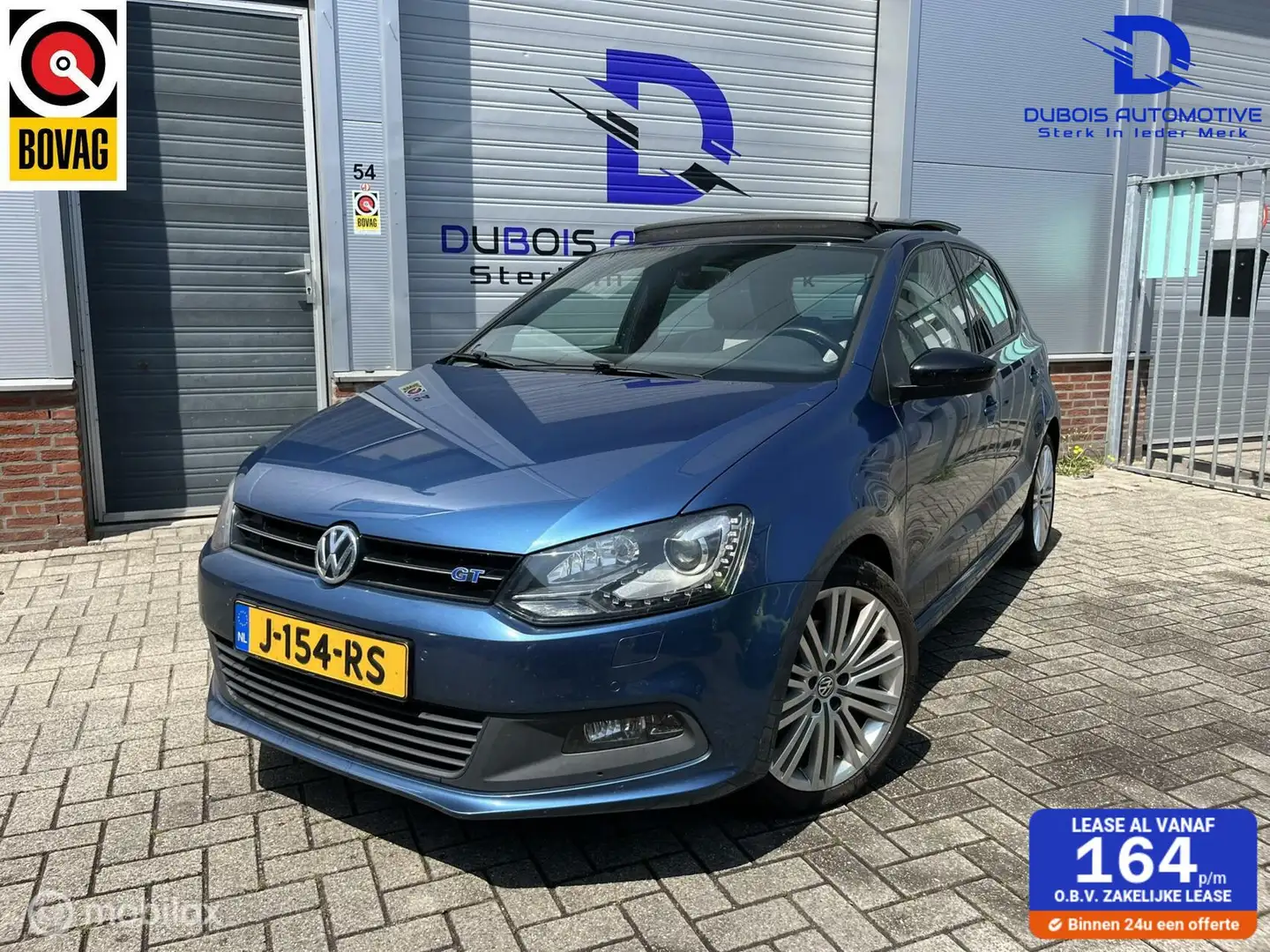 Volkswagen Polo 1.4 TSI GT 150PK|PANO|STOEL VERW.|CRUISE|PDC Azul - 1