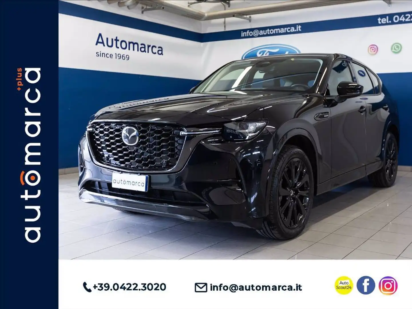 Mazda CX-60 3.3 m-hybrid boost Homura rwd 200cv auto Nero - 1