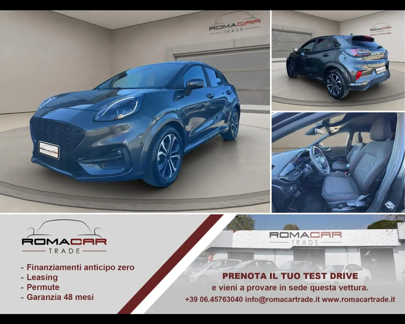 Ford Puma '19-> - Puma 1.0 EcoBoost Hybrid 125 CV S&S aut. S Grigio - 1