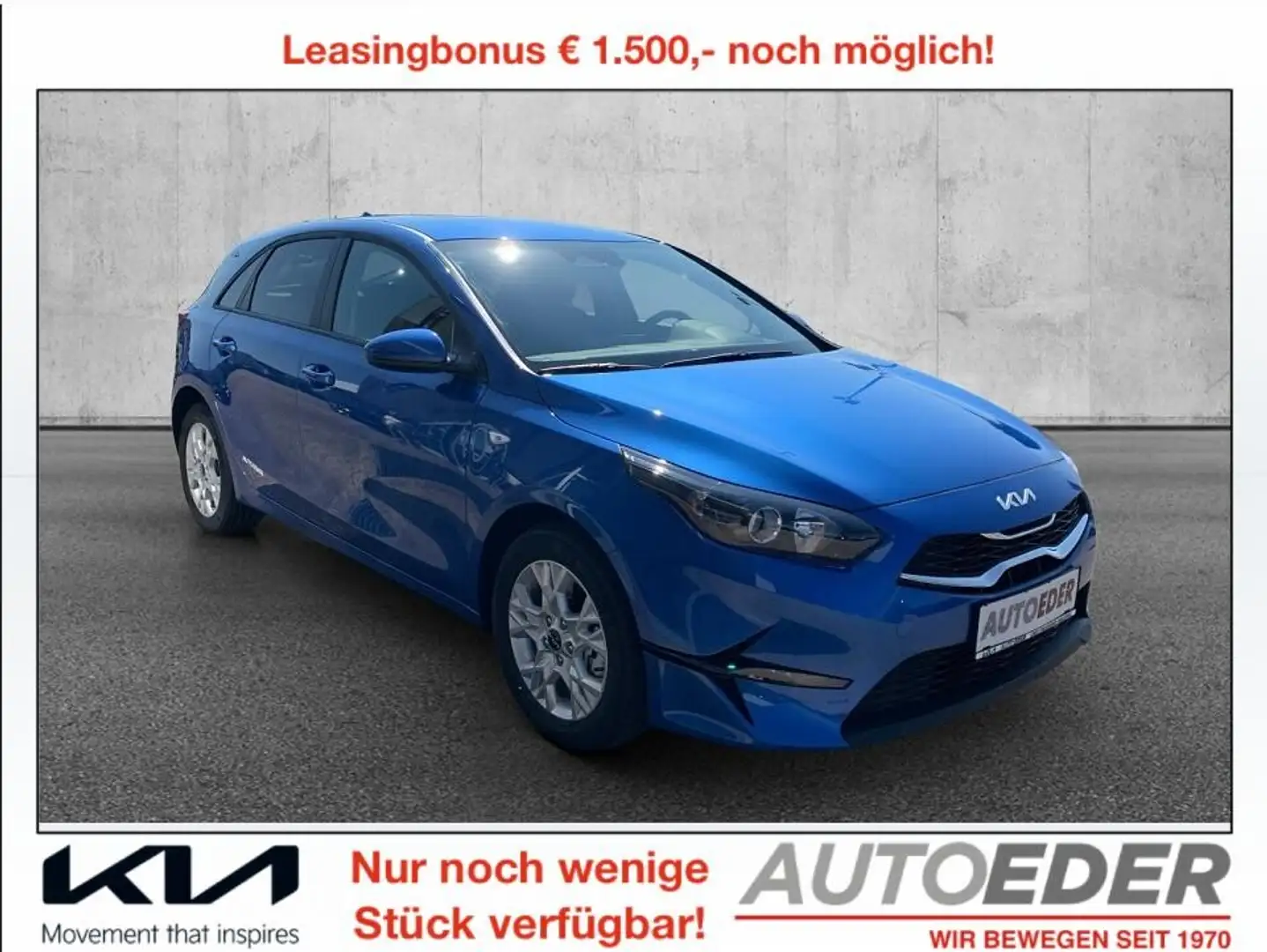 Kia Ceed / cee'd ceed 1,0 T-GDI GPF Titan Blau - 1