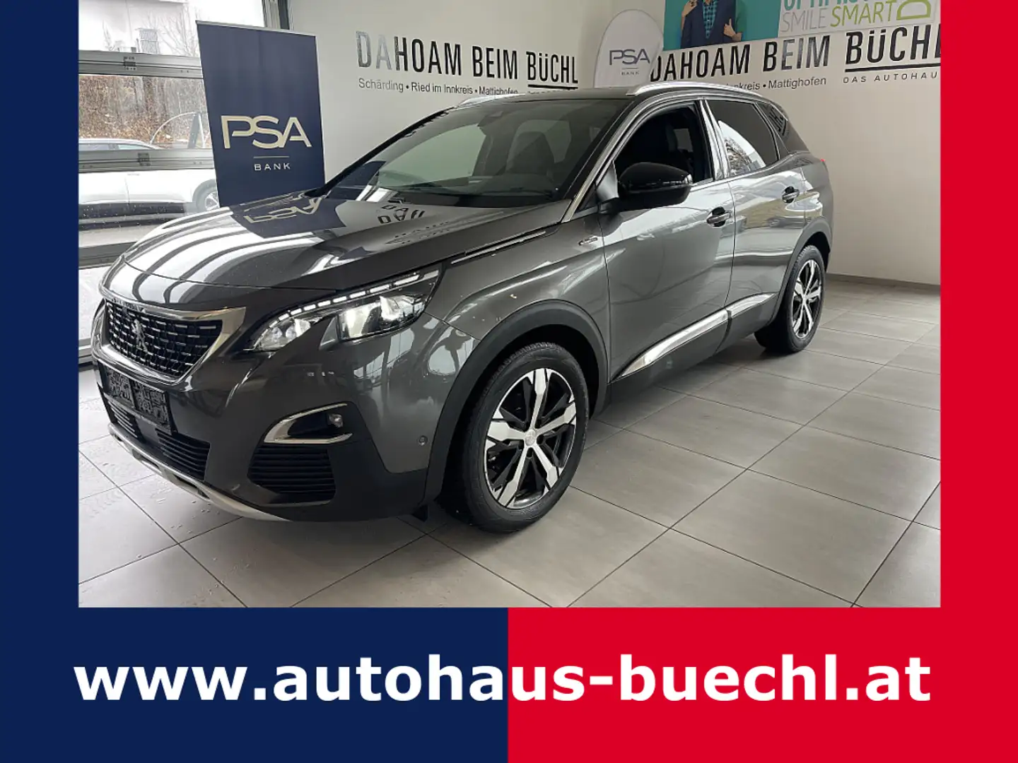 Peugeot 3008 1,5 BlueHDi 130 S&S 6-Gang GT Line Grau - 1
