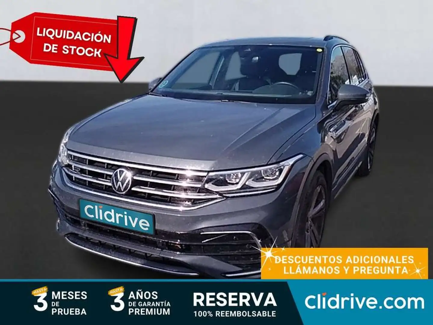 Volkswagen Tiguan 2.0TDI R-Line DSG 110kW Gris - 1