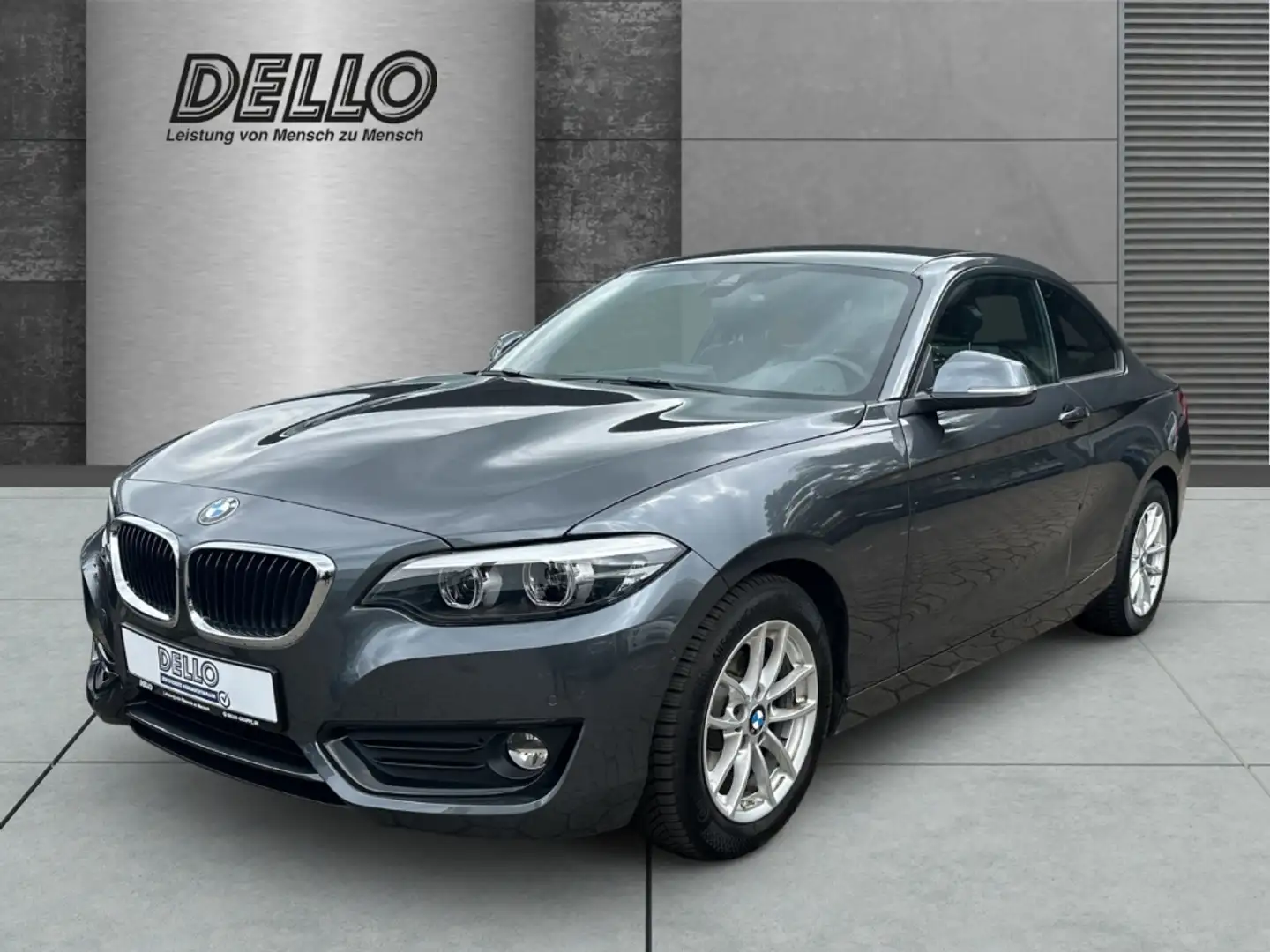 BMW 218 i Sport Line Coupe Automatik PDCv+h Rückfahrkam. S Gri - 1