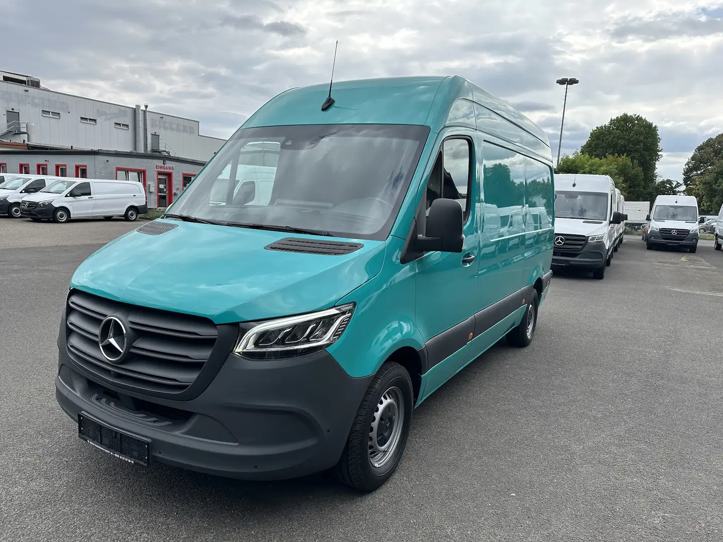 Mercedes-Benz Sprinter 317 CDI RWD L2 Ladebordwand LED Grün - 2