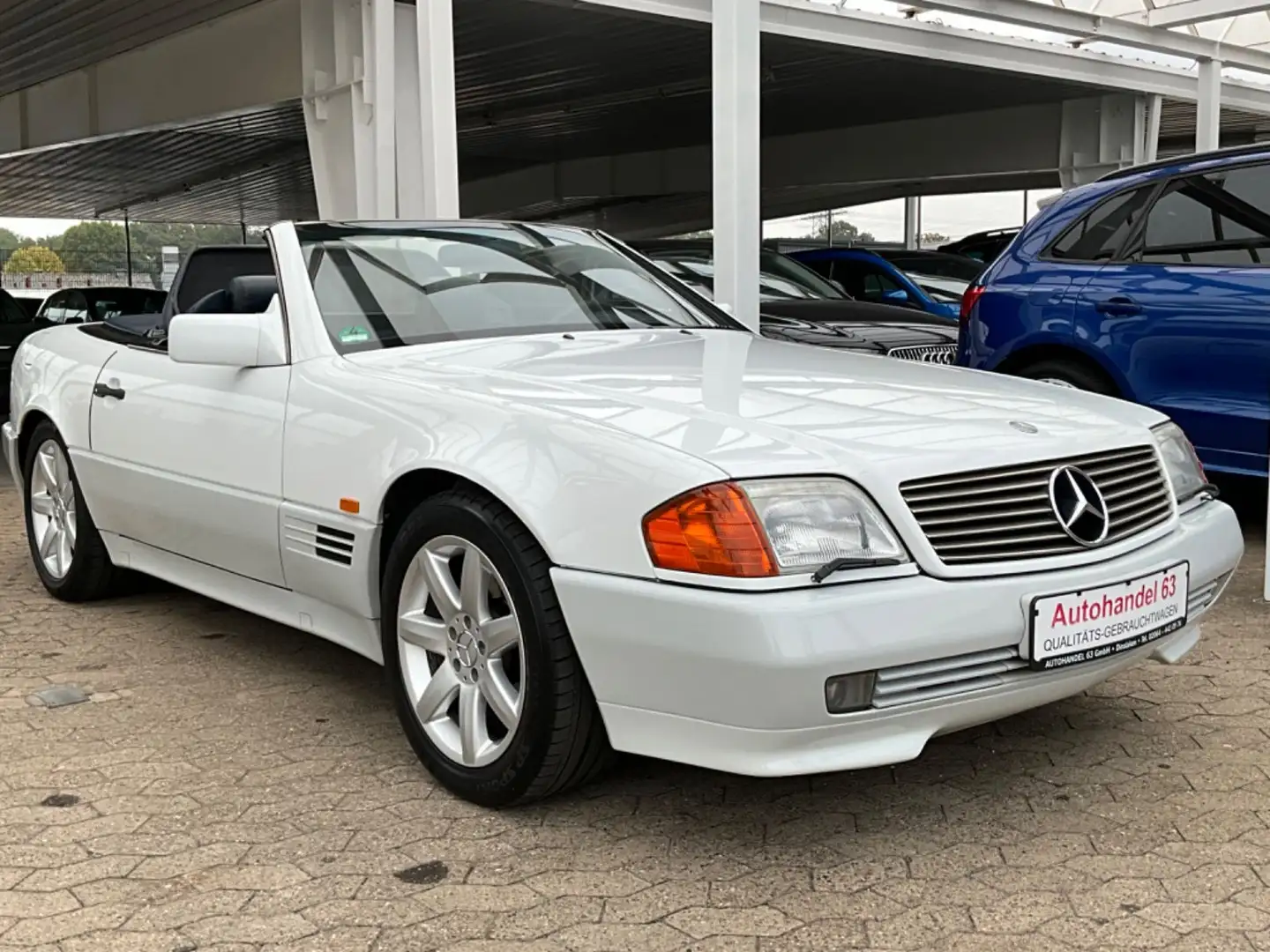 Mercedes-Benz SL 300 *Leder*Alu*Oldtimer*Elektr.Verdeck*Hardtop Weiß - 2