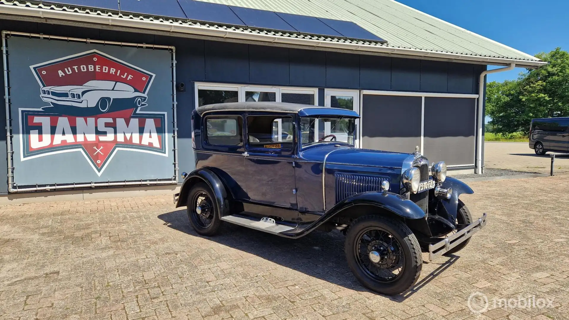 Ford Model A Tudor 1930 Bleu - 1