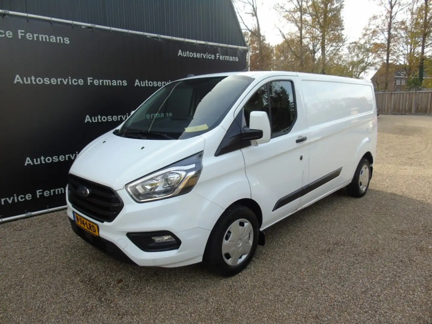 Ford Transit Custom 2.0DCTI 131PK 2L1H Automaat - 2020 - 97DKM - Airco Blanc - 2