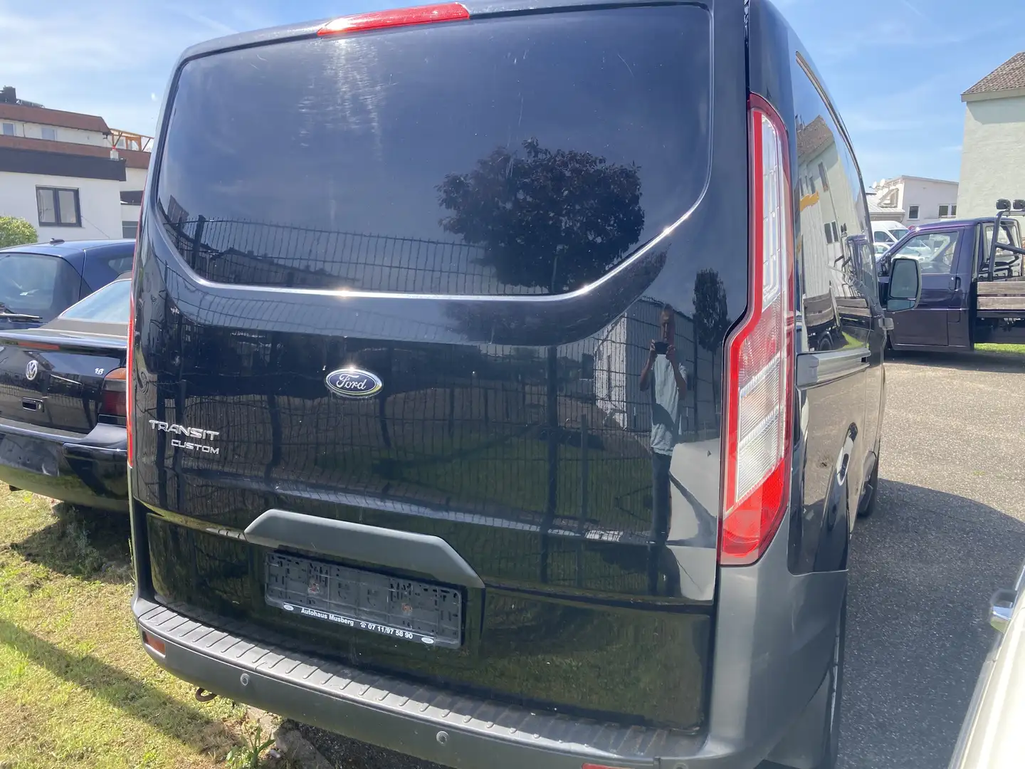 Ford Transit Custom Basis  EURO5  KLIMA   !!!! MOTORSCHADEN !!!!!!!! Zwart - 2