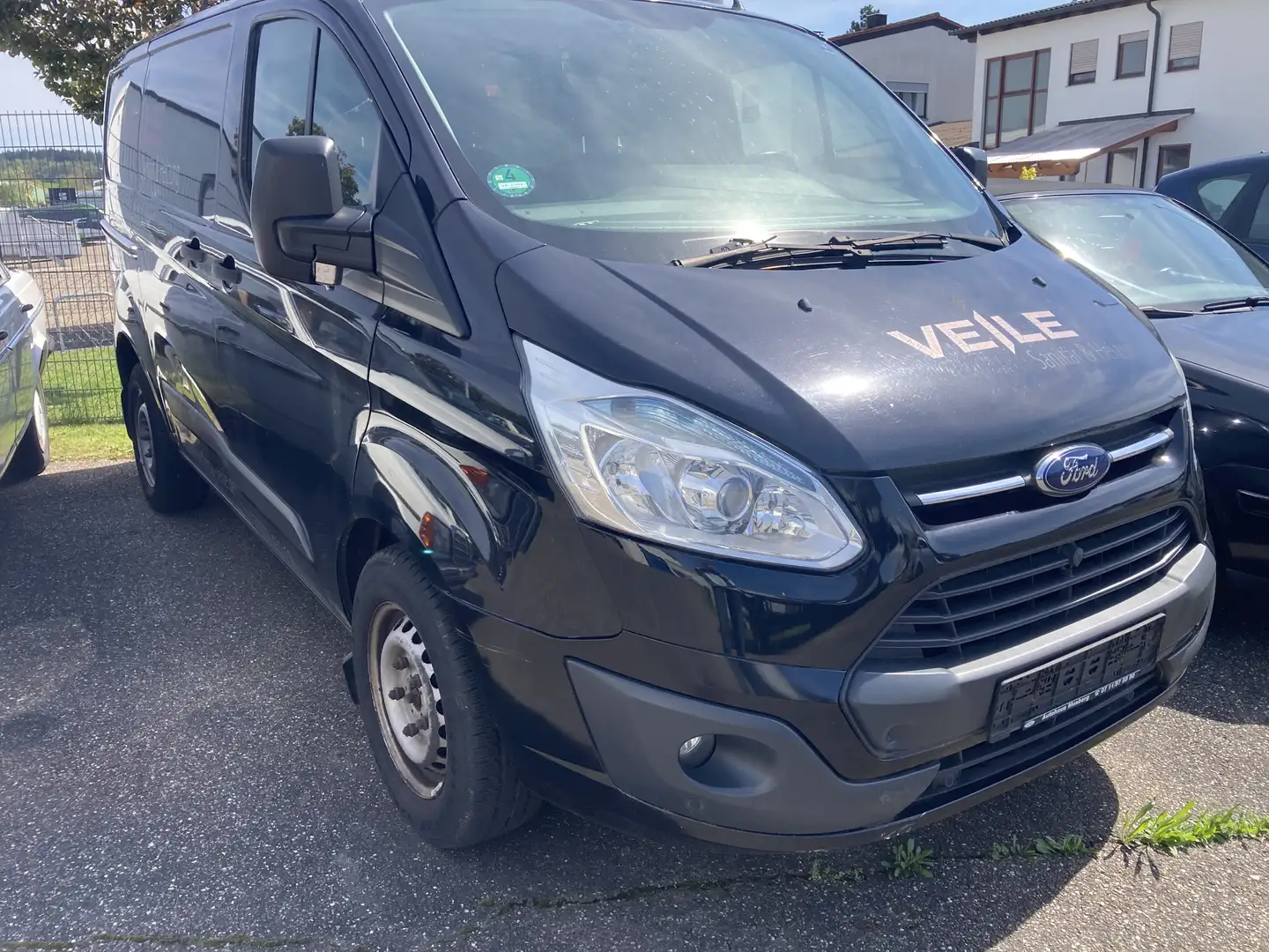 Ford Transit Custom Basis  EURO5  KLIMA   !!!! MOTORSCHADEN !!!!!!!! Zwart - 1