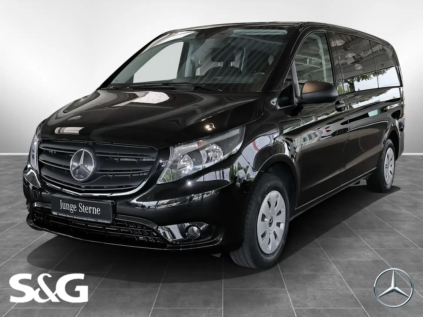 Mercedes-Benz Vito 116 CDI Tourer PRO Lang RüKam+Tempomat+AHK Czarny - 1