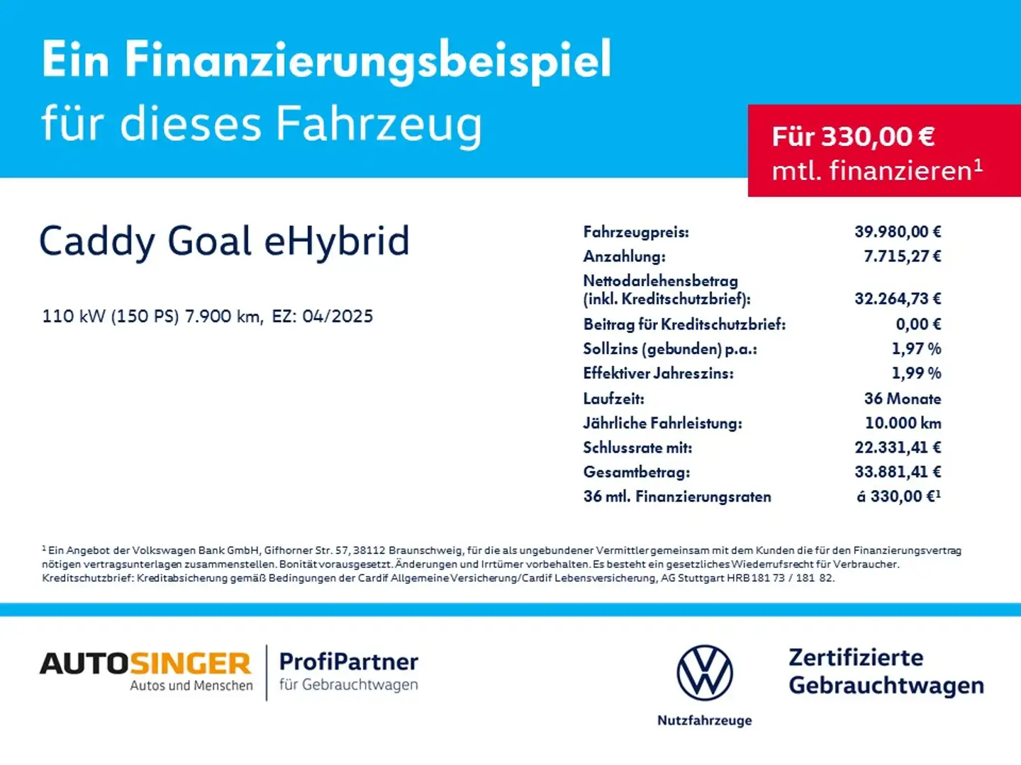 Volkswagen Caddy Goal eHybrid *NAVI*AHK*LED*ACC*R-CAM*SHZ* Grau - 2