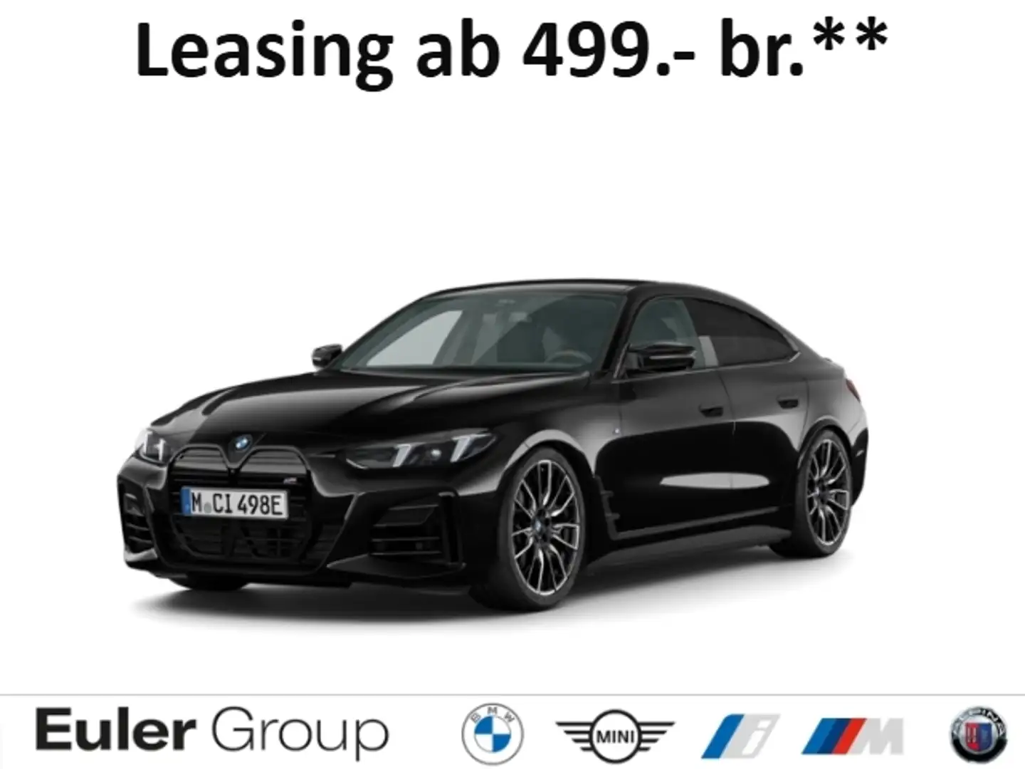 BMW i4 xDrive GC AHK 19'' M-Sport adLEDPA+DA-Prof Glasapp Schwarz - 1