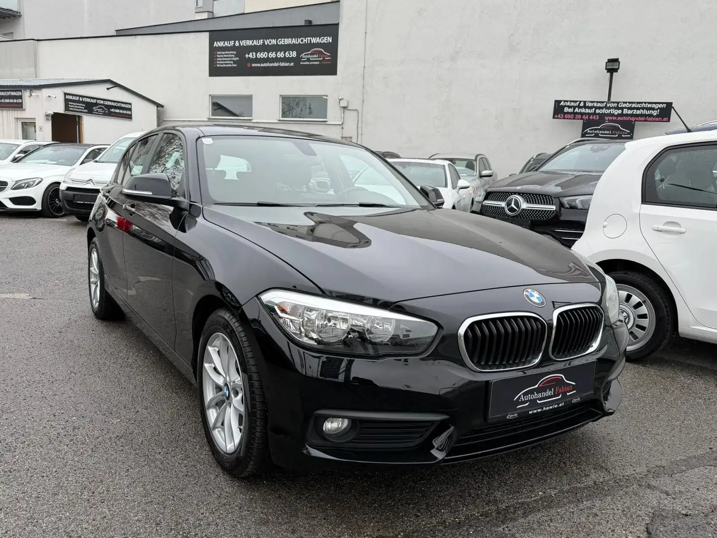 BMW 116 d Advantage MwSt ausweisbar MIT PICKEL 08/26 Schwarz - 1