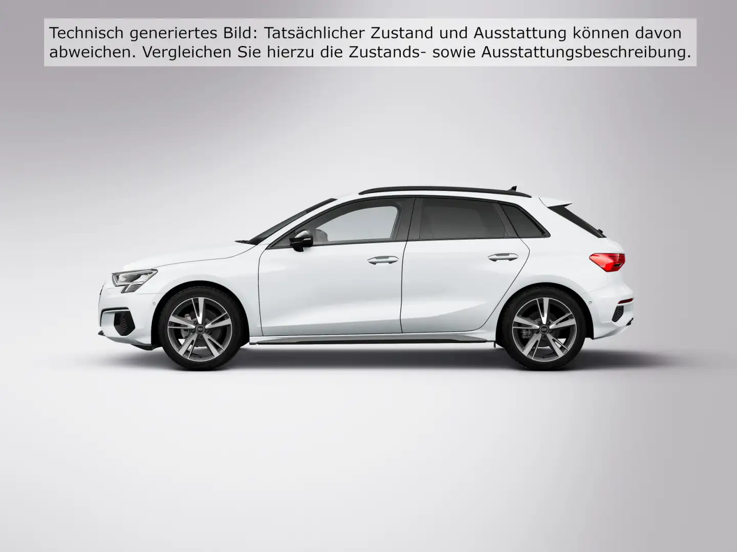 Audi A3 30 TFSI S-LINE*OPTIK-PAKET*NAVI-PLU Blanc - 2