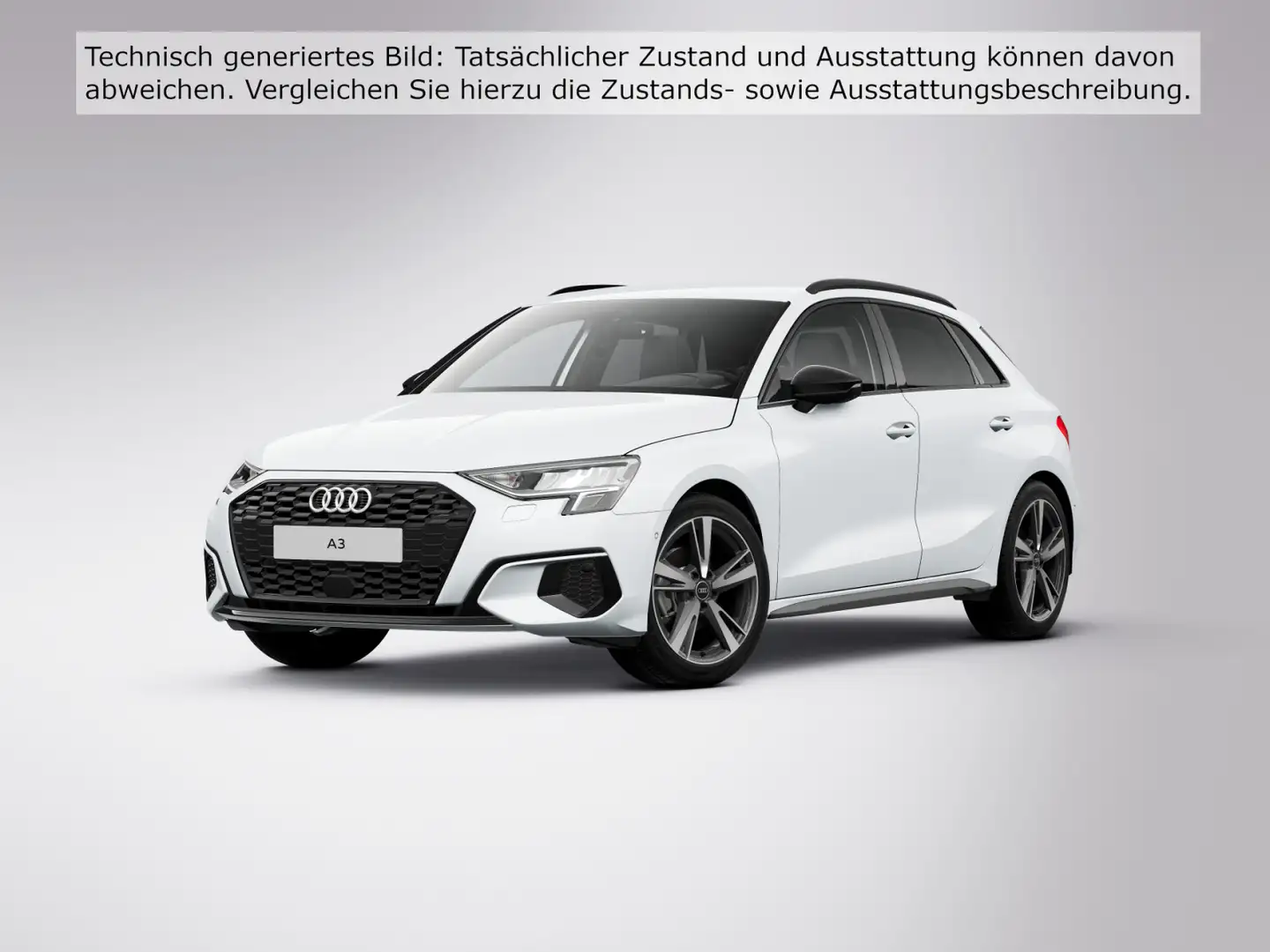 Audi A3 30 TFSI S-LINE*OPTIK-PAKET*NAVI-PLU Weiß - 2