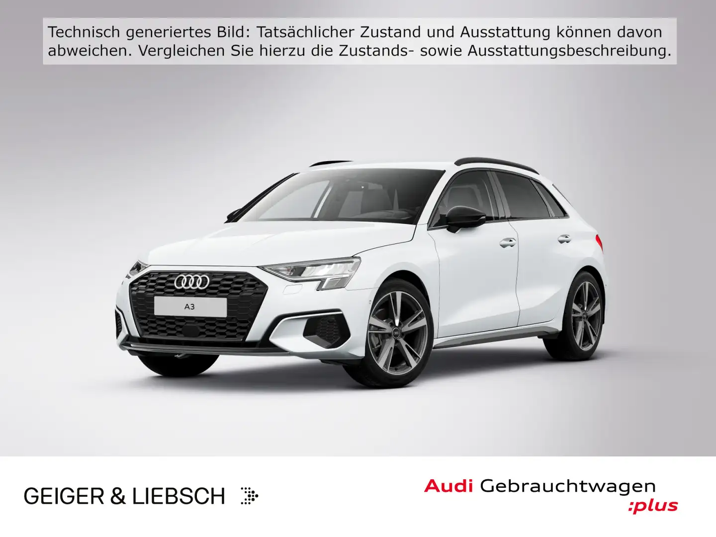 Audi A3 30 TFSI S-LINE*OPTIK-PAKET*NAVI-PLU Weiß - 1