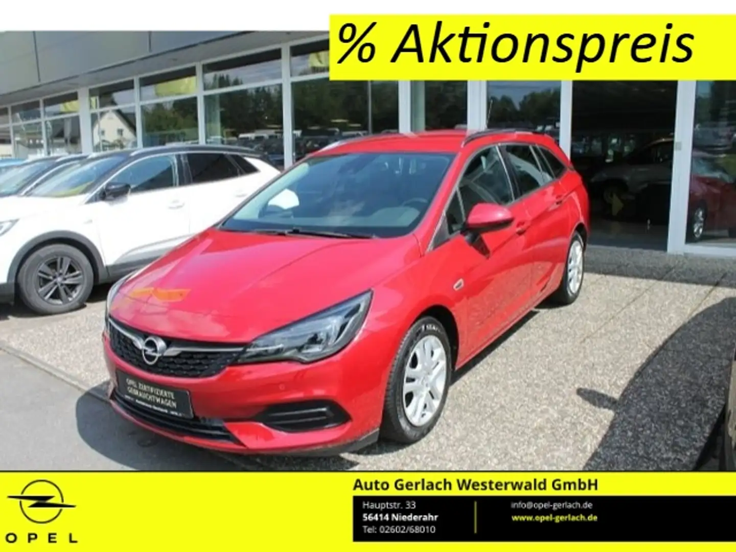 Opel Astra K Sports Tourer Start Stop 1.2 Turbo EU6d Elegance Rot - 1