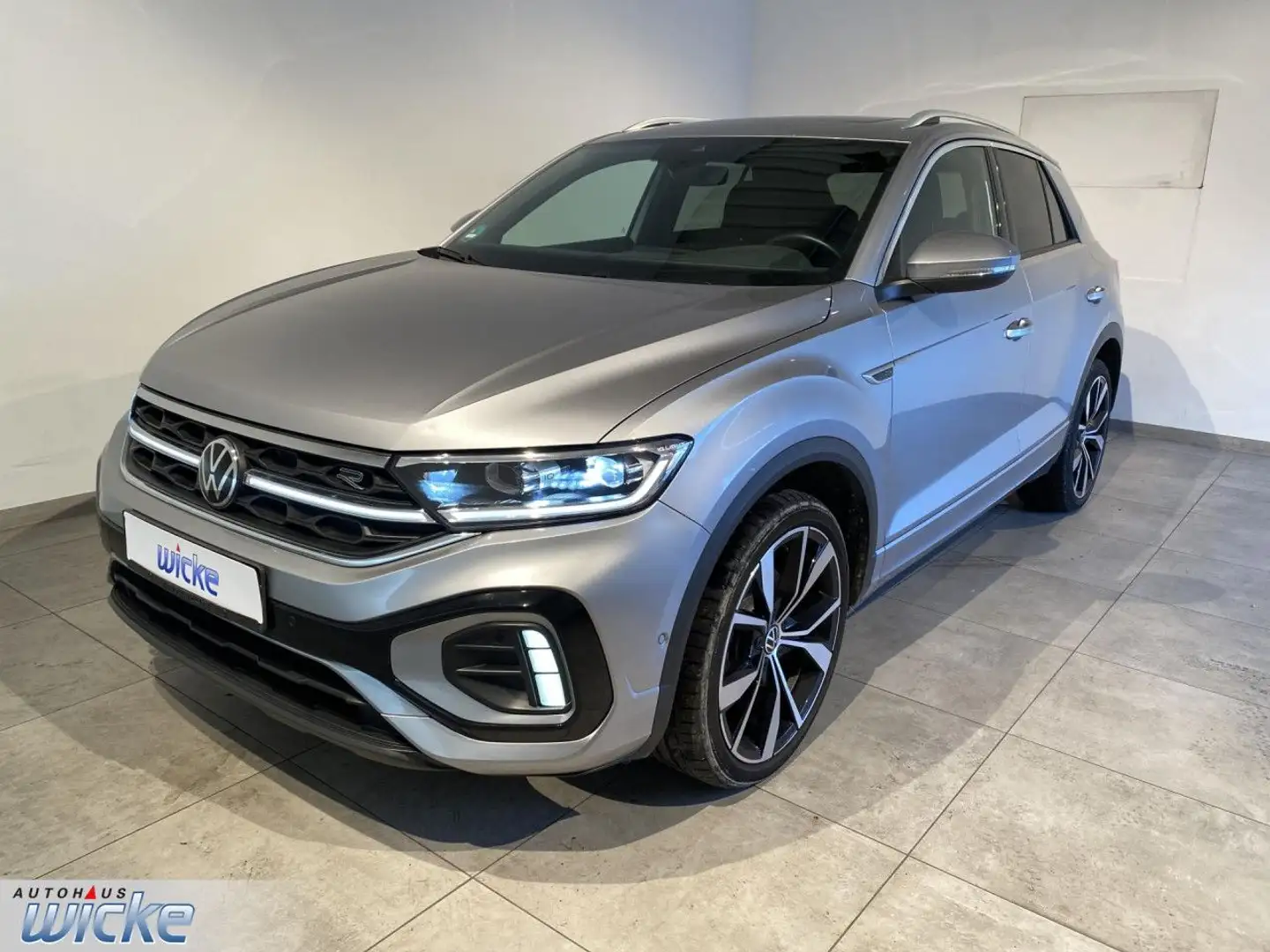 Volkswagen T-Roc 1.5 TSI DSG R-Line NAVI KLIMA KEYLESS PANO P Argent - 2