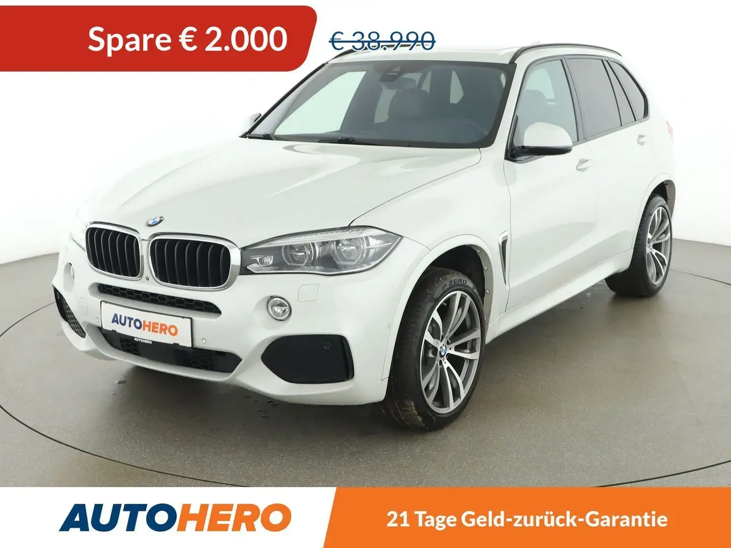 BMW X5 xDrive 30d M Sport Aut. *HUD*LED*ACC*SPUR*TOT*AHK* Blanc - 1