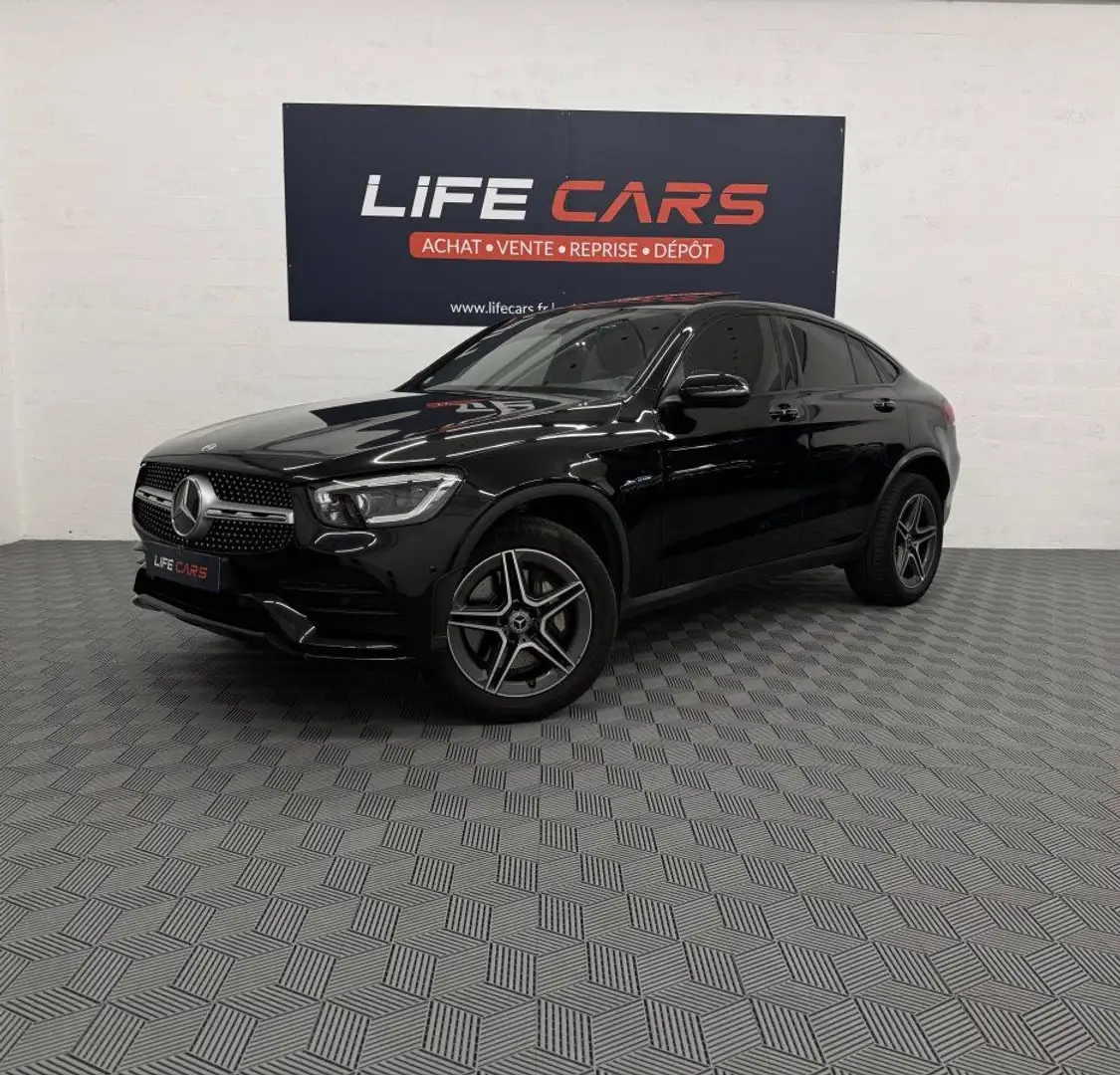 Mercedes-Benz GLC 300 Coupe 300 de 194%2B122ch AMG Line 2021 4Matic 9G-Tronic entretien complet - garantie Schwarz - 2