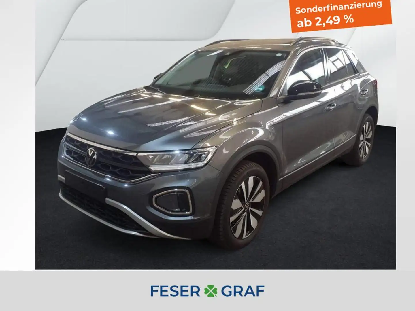 Volkswagen T-Roc 1.0 TSI Goal NAVI LED APP PDC DAB+ SHZ ACC Grau - 1