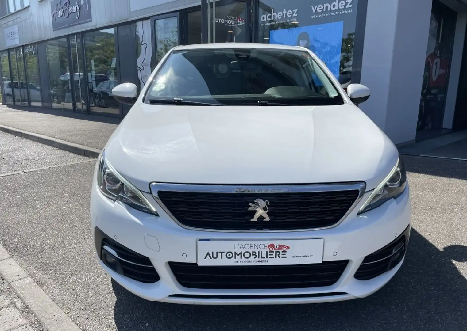 Peugeot 308 1.5 BlueHDI 130 ch EAT8 Active Business Blanc - 2