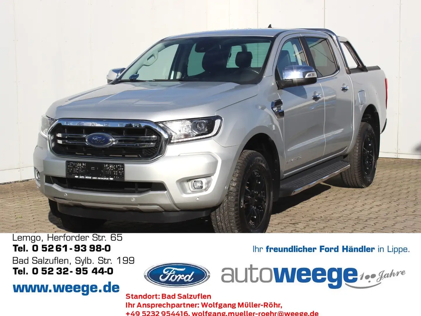 Ford Ranger Limited Doppelkabine 4x4 2,0 TDCi Argent - 1