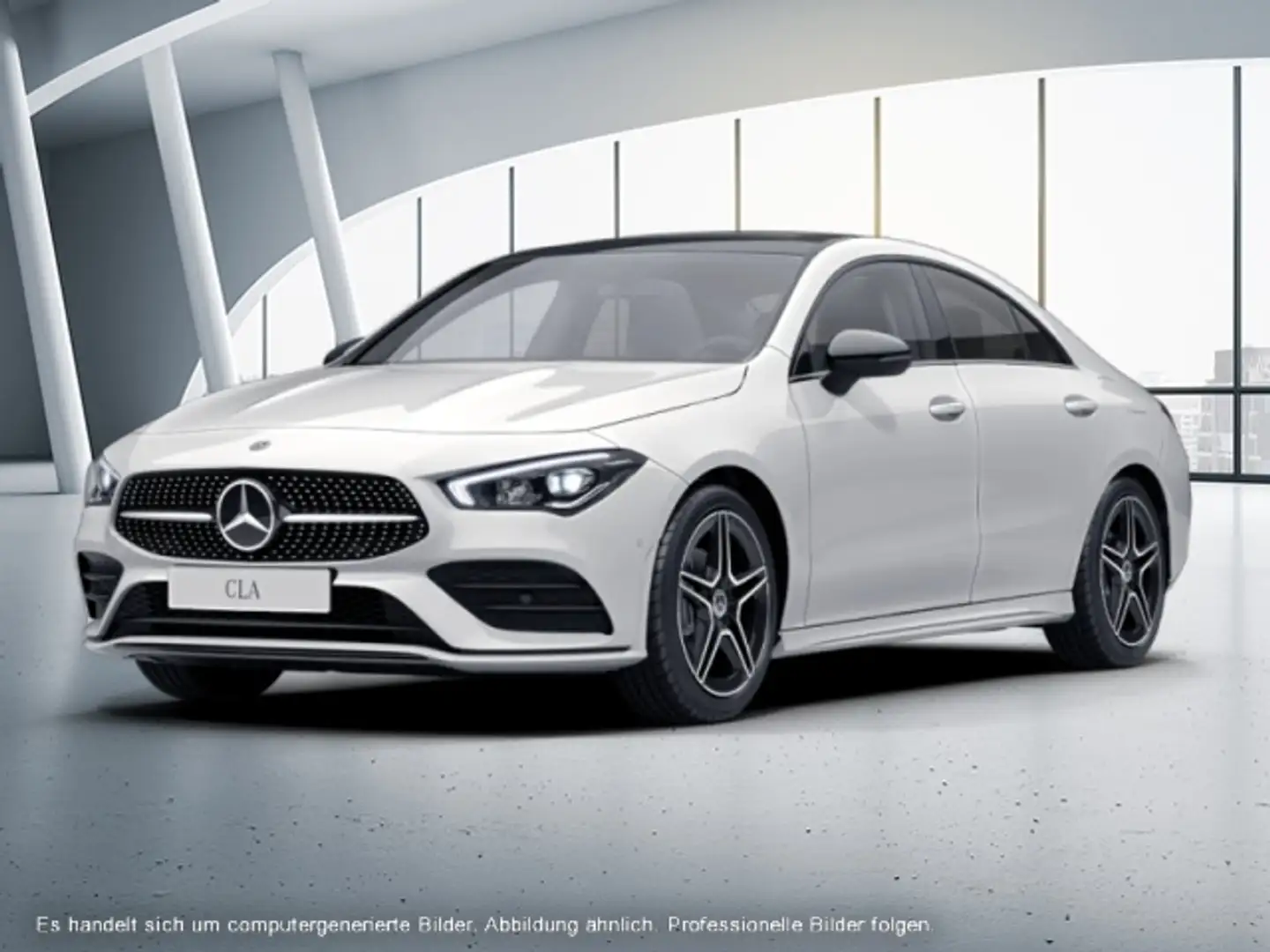 Mercedes-Benz CLA 180 Cp. AMG Sportpaket Night-Paket Automatik Weiß - 2