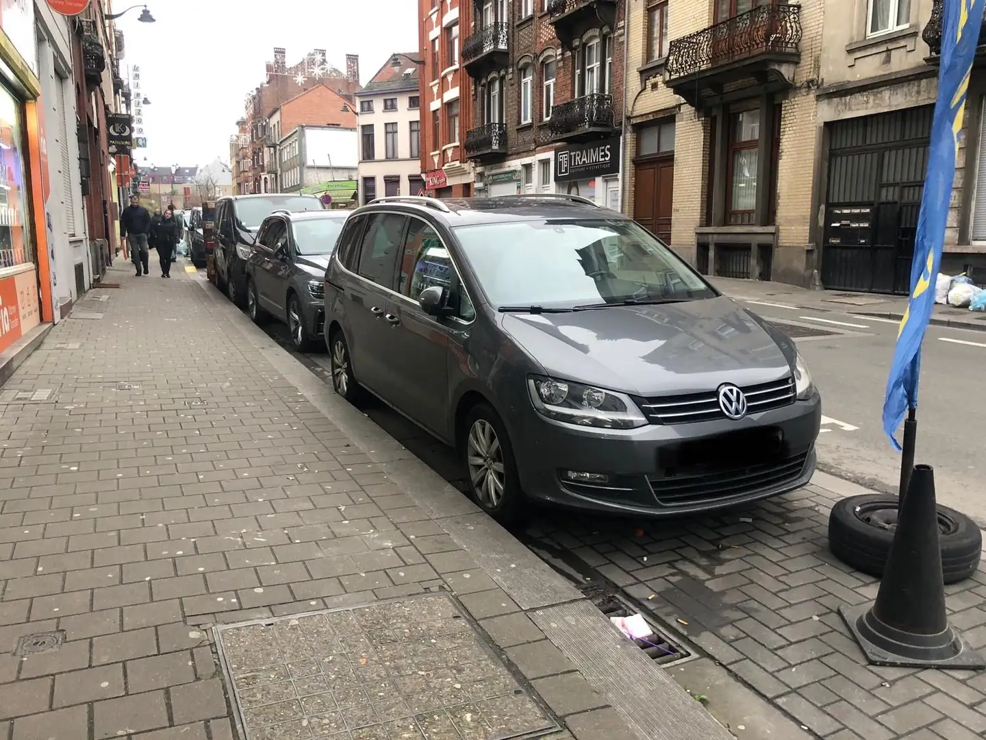 Volkswagen Sharan Sharan 2.0 CR TDi Highline BMT Gris - 1