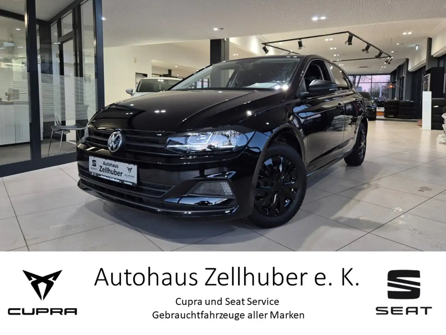 Volkswagen Polo 1.0 Trendline *App Connect*Klima*Sitzhzg* Schwarz - 1