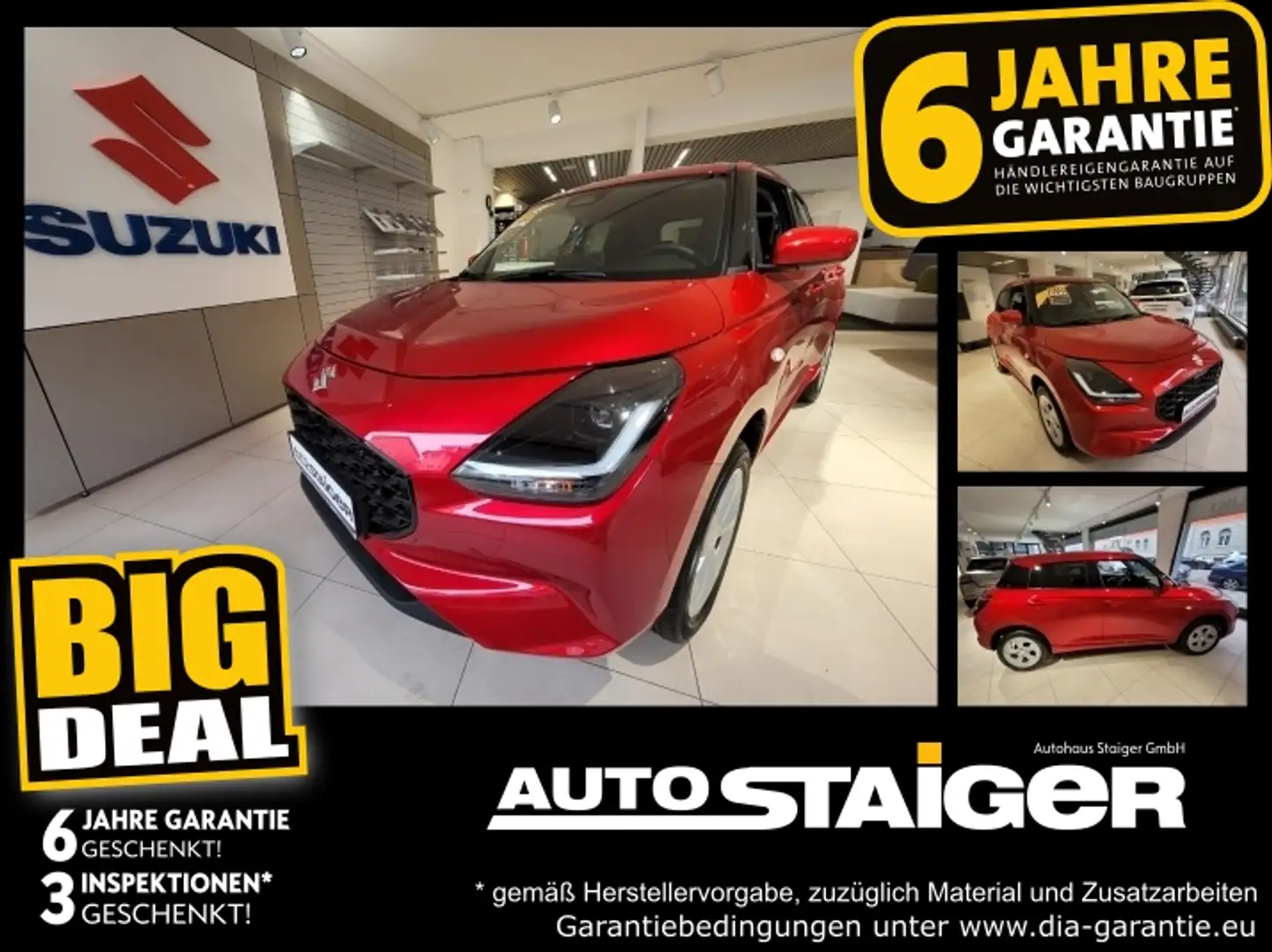 Suzuki Swift 1.2 Comfort Automatik*PDC*Rückfahrkamera Rouge - 1